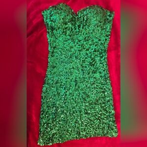 Green Sequin Dress